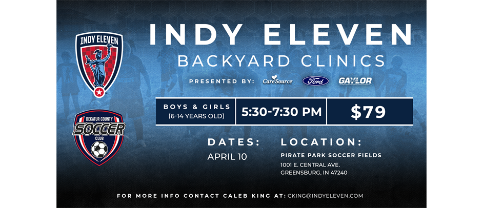 Indy Eleven Backyard Clinic Spring 2026
